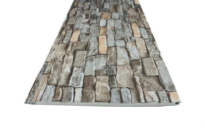 RE-7PC REVESTIMIENTO EXTERIOR PIEDRA CAFÉ 3,80MTS X X 0,38MTS X 16MM
