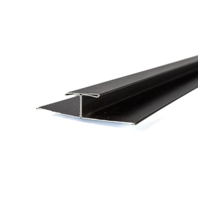 PERFIL H EXTERIOR BLACK 3MTS