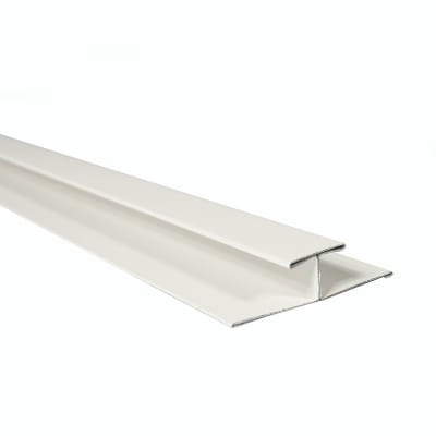 PERFIL H EXTERIOR WHITE 3MTS1