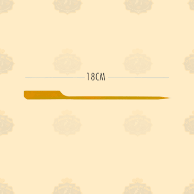 Banderín 18cm Bambu 100und