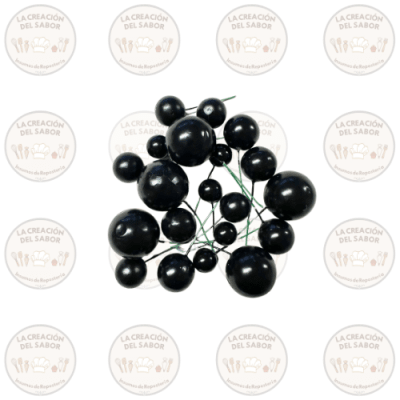 Esferas Decorativas Negras 20und