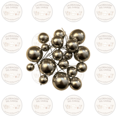 Esferas Decorativas Plateadas 20und