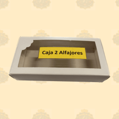 Caja Carton Alfajor X2