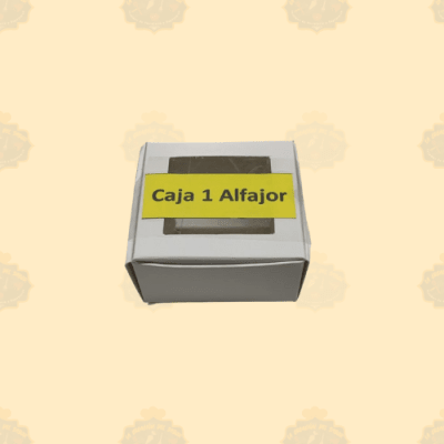 Caja Carton Alfajor X1