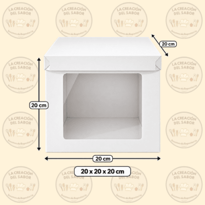Caja Torta V/F 20x20x20