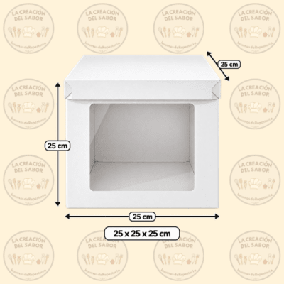 Caja Torta V/F 25x25x25