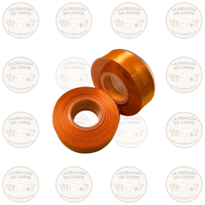 Cinta Decorativa Naranja 2,5cm x 25mt