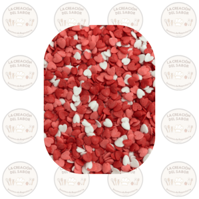 Corazones Tricolor 100GR