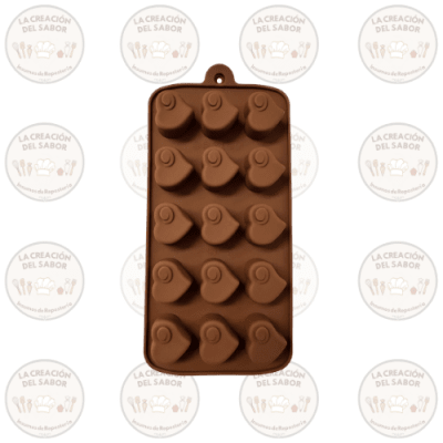 Molde Silicona Corazón 2