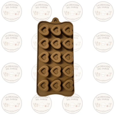 Molde Silicona Corazón 3