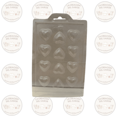 Molde Plastico Corazones N° 1