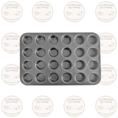 Molde Aluminio Cupcake X24