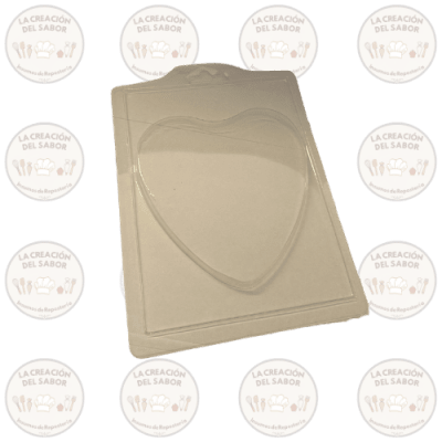 Molde Plastico Corazón Plano