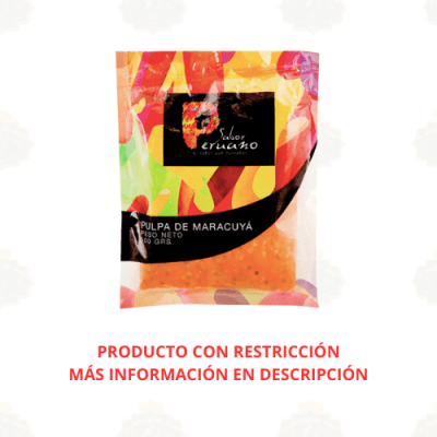 Pulpa De Maracuya C/Pepas 500GR
