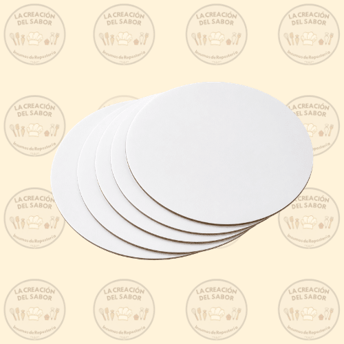 Base Redonda Blanca 25cm X12und1