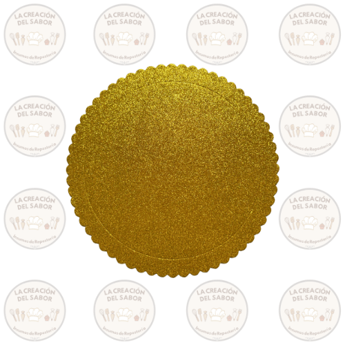Base Brillante Dorada 25cm1