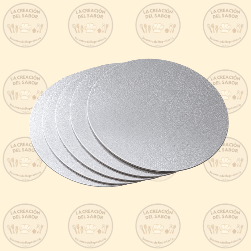 Base Redonda Plateada 20cm X12und1