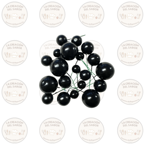 Esferas Decorativas Negras 20und1