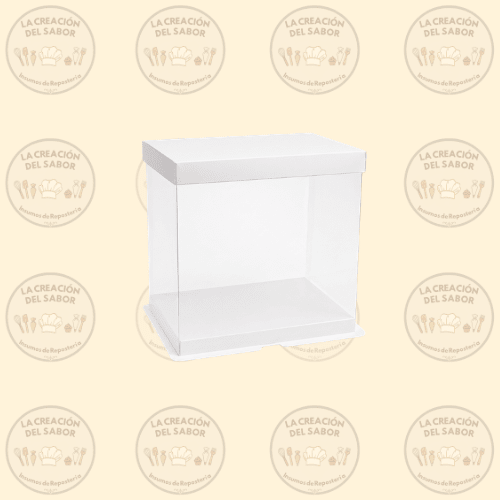 Caja de Torta Transparente 25x25x25cm2