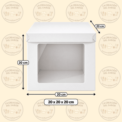 Caja Torta V/F 20x20x201