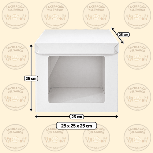Caja Torta V/F 25x25x251
