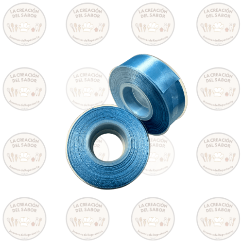 Cinta Decorativa Celeste 2,5cm x 25mt1