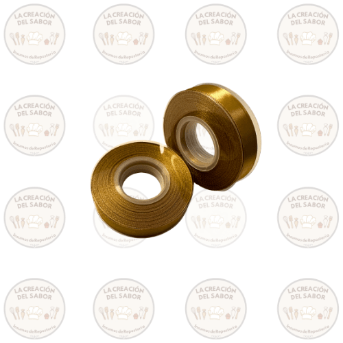 Cinta Decorativa Dorada 1,5cm x 25mt1