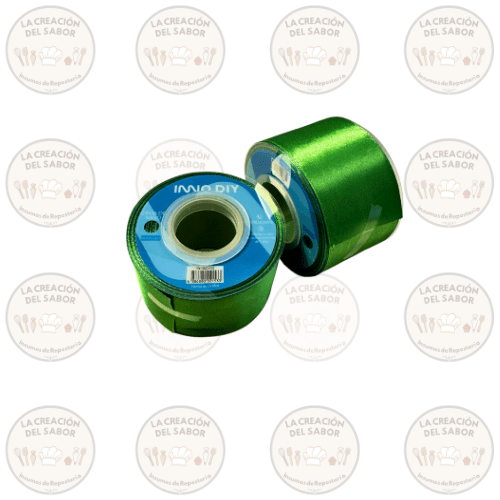 Cinta Decorativa Verde 5cm x 25mt1