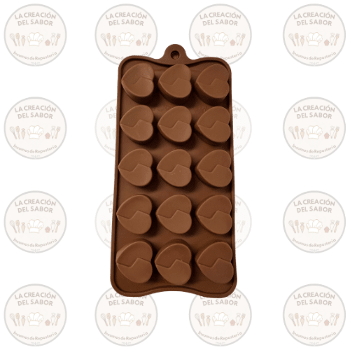 Molde Silicona Corazón 11