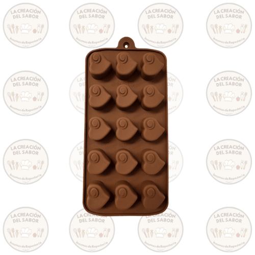 Molde Silicona Corazón 21