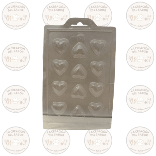 Molde Plastico Corazones N° 11