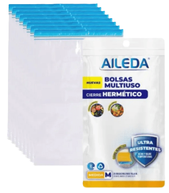 AILEDA BOLSA HERMÉTICA 18X22 CMS TALLA M 25 UN