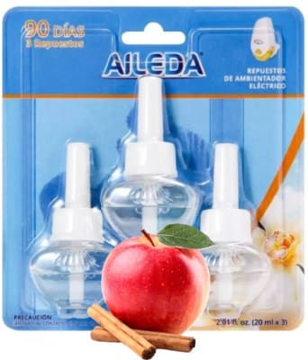 AILEDA RECARGA AROMATIZANTE ELÉCTRICO 3 UN MANZANA CANELA
