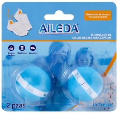 AILEDA ESFERAS DESODORANTE PARA ZAPATILLAS AROMA LINO FRESCO 2 UN