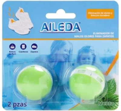 AILEDA ESFERAS DESODORANTE PARA ZAPATILLAS AROMA MENTA 2 UN