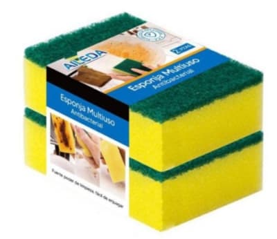 AILEDA ESPONJA AMARILLA LOZA 2 UNID