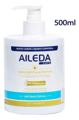 AILEDA JABÓN LÍQUIDO CORPORAL ANTIBACTERIAL 500 ML DOSIFICADOR