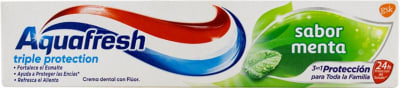 AQUAFRESH PASTA DENTAL 158 GR TRIPLE PROTECCIÓN MENTA