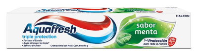AQUAFRESH PASTA DENTAL 95 GR TRIPLE PROTECCIÓN MENTA