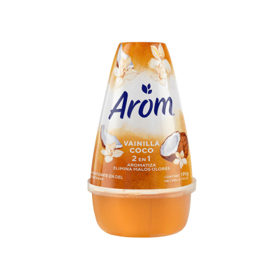 AROM DESODORANTE CONO GEL 190 GR VAINILLA/COCO