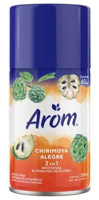 AROM DESODORANTE AUTOMÁTICO 250 ML RECARGA CHIRIMOYA