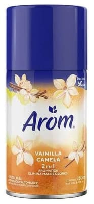 AROM DESODORANTE AUTOMÁTICO 250 ML RECARGA VAINILLA