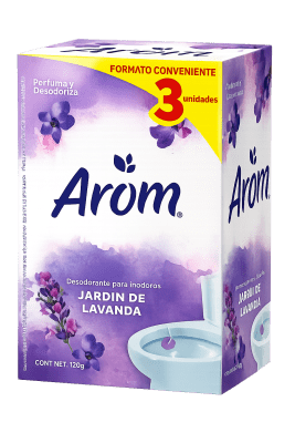 AROM PASTILLA WC 40 GR PACK 3 UN LAVANDA