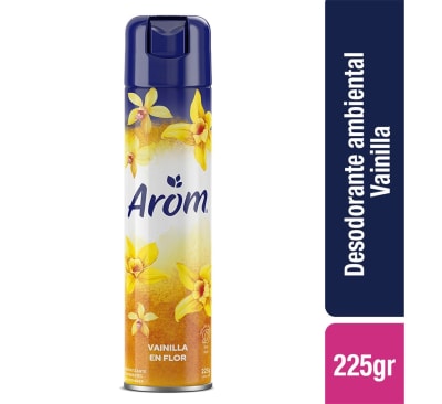 AROM DESODORANTE SPRAY 225 GRS VAINILLA