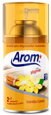 AROM DESODORANTE AUTOMATICO 250 ML RECARGA VAINILLA