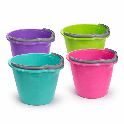 BALDE PLASTICO 11LTS CON MANGO