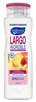BALLERINA ACONDICIONADOR 750 ML BOTELLA LARGO INCREÍBLE
