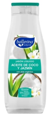 BALLERINA JABÓN LÍQUIDO BOTELLA 950 ML PH NEUTRO ACEITE DE COCO Y JAZMÍN