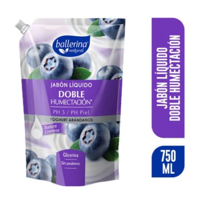 BALLERINA JABÓN 750 ML DPK YOGHURT ARÁNDANOS