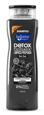 BALLERINA SHAMPOO 750 ML BOTELLA CARBÓN